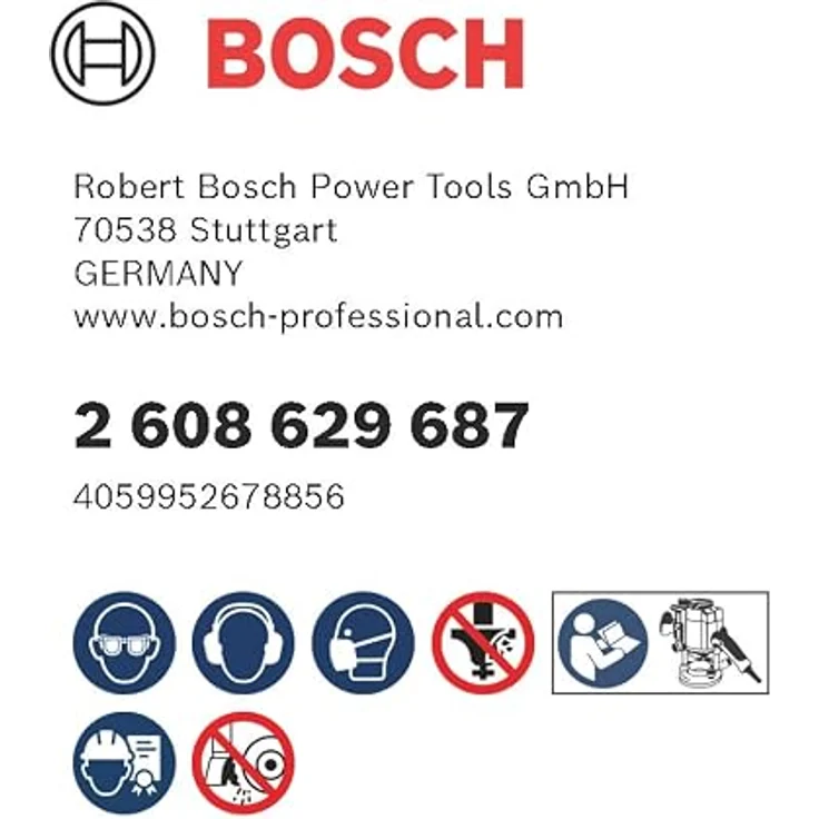 BOSCH PRO Nutfräser L 1/4" Schaft 1/4", Präzisionsfräser für Holzverbindungen mit langlebigen Carbide-Zähnen – Bild 5
