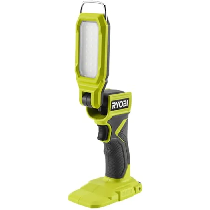 RYOBI RSL18-0, 18 V ONE+ schnurlose LED-Stiftleuchte mit 800 Lumen, Doppelscharnier-Design und 3 Helligkeitseinstellungen