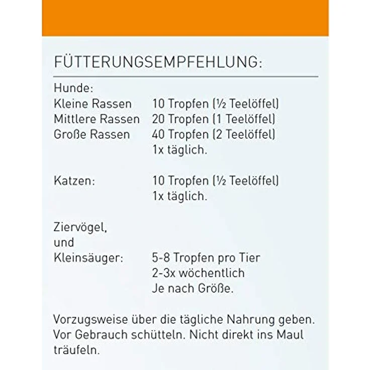 Vitamin-B-Komplex | B-Vitamine für Hunde, Katzen, Nager, Vögel | Zur Fellpflege von Haus-Tieren | Für ein gutes Wohlbefinden | Vitamin-Tropfen 50 ml - Preisvergleich – Bild 3