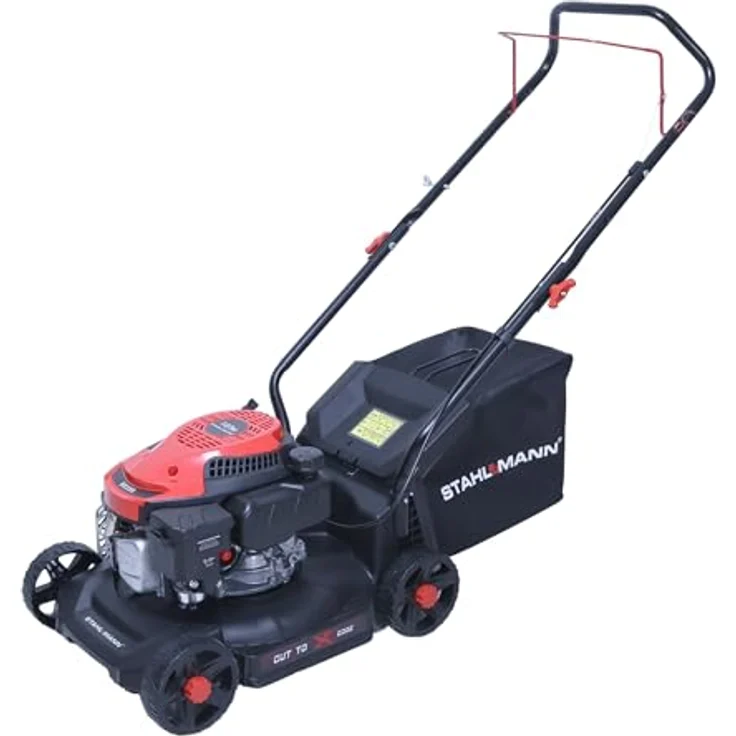 Stahlmann Rasenmäher Benzin BR390, 4,0PS (2,9kW) mit 39cm Schnittbreite, 35L Fangkorb und Schnitthöhenverstellung – Bild 9