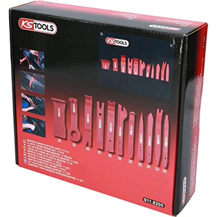 KS Tools 911.8205 Master Kunststoffkeil-Satz, 11-TLG – Bild 6