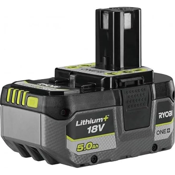 RYOBI ONE+ RB1850X 18V 5Ah Lithium+ Akku mit Akku-Ladestandsanzeige, stoßgeschütztem Design und IntelliCell™ – Bild 1