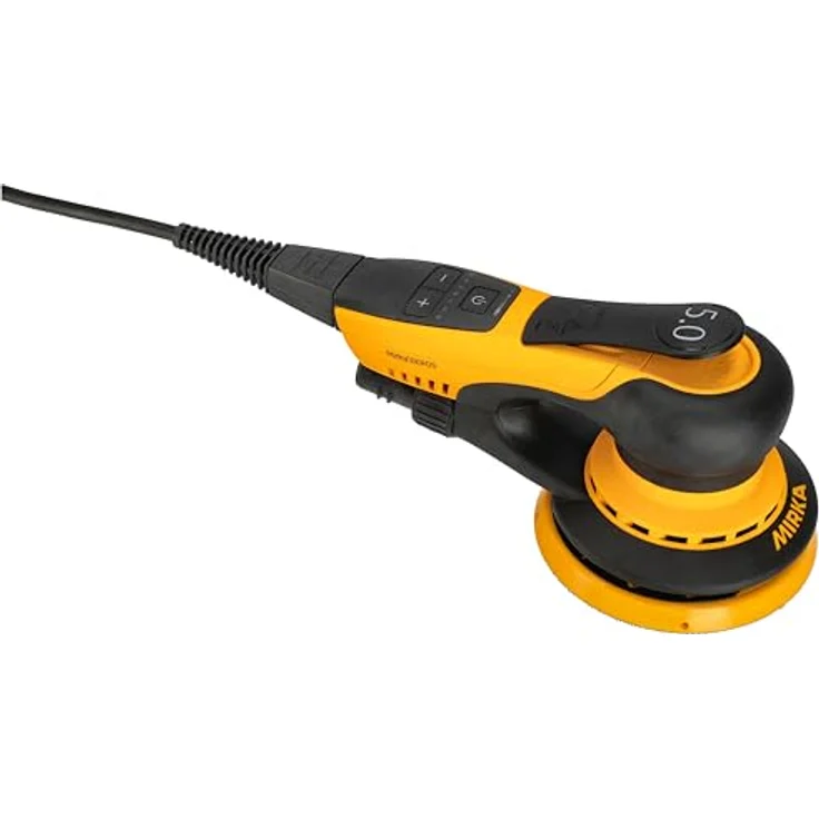 Mirka DEROS II 550, Exzenter-Schleifer mit Absaugung, Ø 125mm Schleifteller, 2,5mm Hub, vibrationsarm, bürstenloser Motor, Bluetooth-Verbindung zur myMirka App – Bild 3