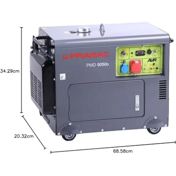 Pramac Stromerzeuger PMD 5050 s, Diesel 230V/400V, E-Start, schallgedämmtes Aggregat in Beschichtung gegen Korrosion – Bild 4