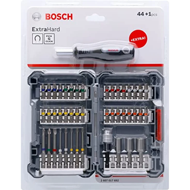 Bosch Pick &Click Set+Griff 2607017692 45-tlg – Bild 2