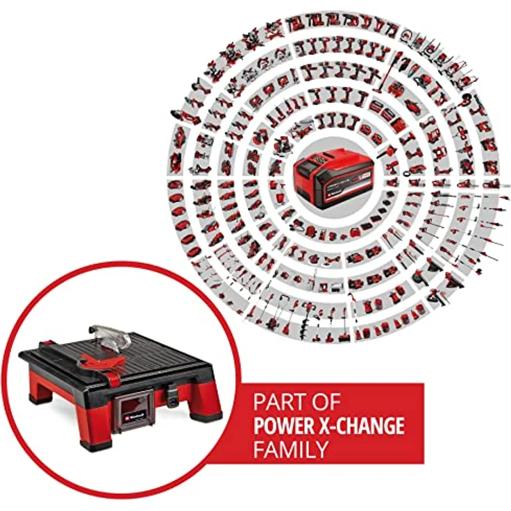Einhell PXC 18 V Akku-Fliesenschneidmaschine TE-TC 18/115 Li Power X-Change | Solo-Gerät – Bild 2