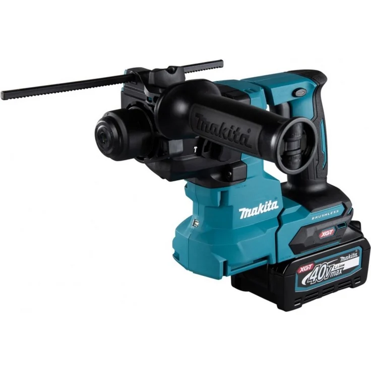 Makita Akku-Bohrhammer HR010GD201 - Akku-Bohrhammer - blau/schwarz, Anti-Vibrations-Technologie, SDS-PLUS-Aufnahme – Bild 1