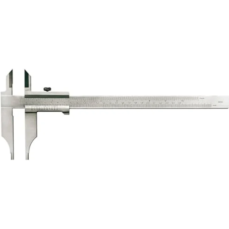 Forum Werkstatt-Messschieber 300 x 90 mm, analog, gehärteter rostfreier Stahl, ohne Feineinstellung, DIN 862, inklusive Kalibrierzertifikat – Bild 1