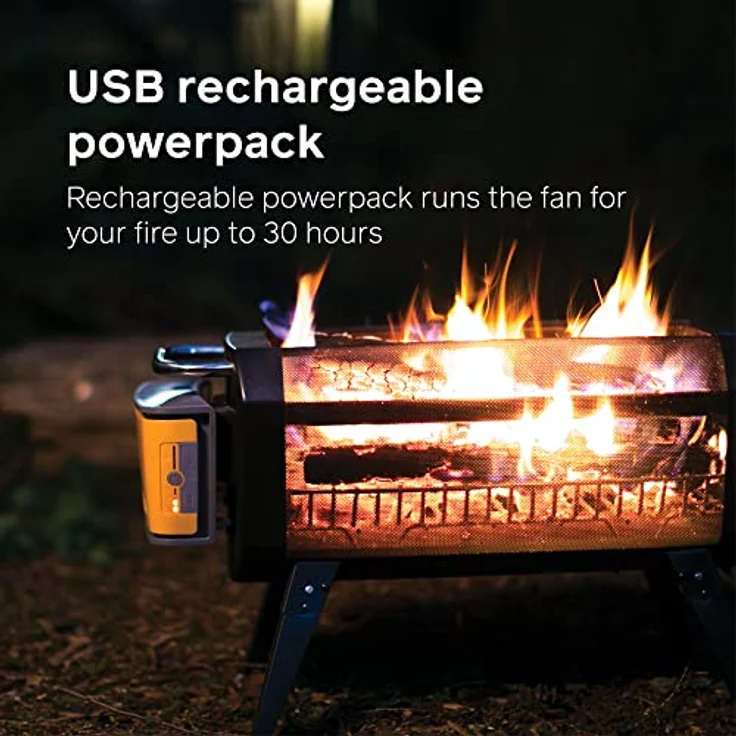BioLite FirePit+ - Rauchfreie Feuerstelle und Powerbank, 40,1 x70 x 30 cm – Bild 3