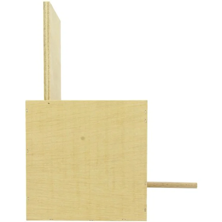 Nobby Exotennistkasten mit aufklappbarem Deckel und Anflugstange 15,0 x 14,5 x 15,0 cm – Bild 4