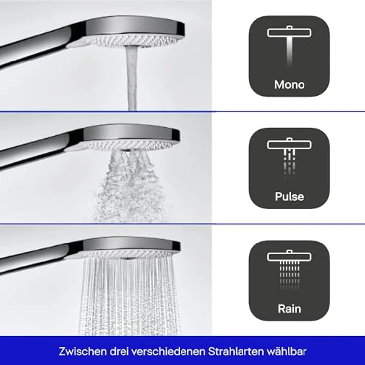 Duravit Duschsystem, moderne Duschinstallation mit EasyClean-Funktion, Sicherheits-Thermostat und drei Strahlarten – Bild 3