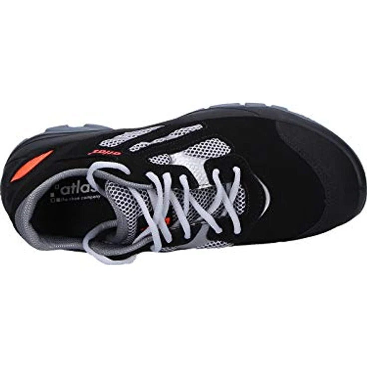 Atlas Schuhe Flash 2005 XP Arbeitsschuh, Aluminiumkappe, metallfreie Durchtritthemmung, schwarz/rot – Bild 5