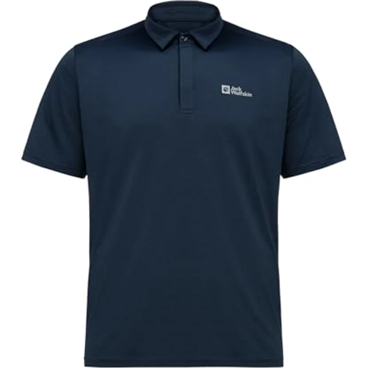 Jack Wolfskin Poloshirt DELGAMI POLO M, atmungsaktiv und inspiriert von den Bergen – Bild 3