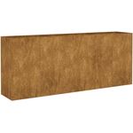 vidaXL Hochbeet 200x40x80 cm Cortenstahl