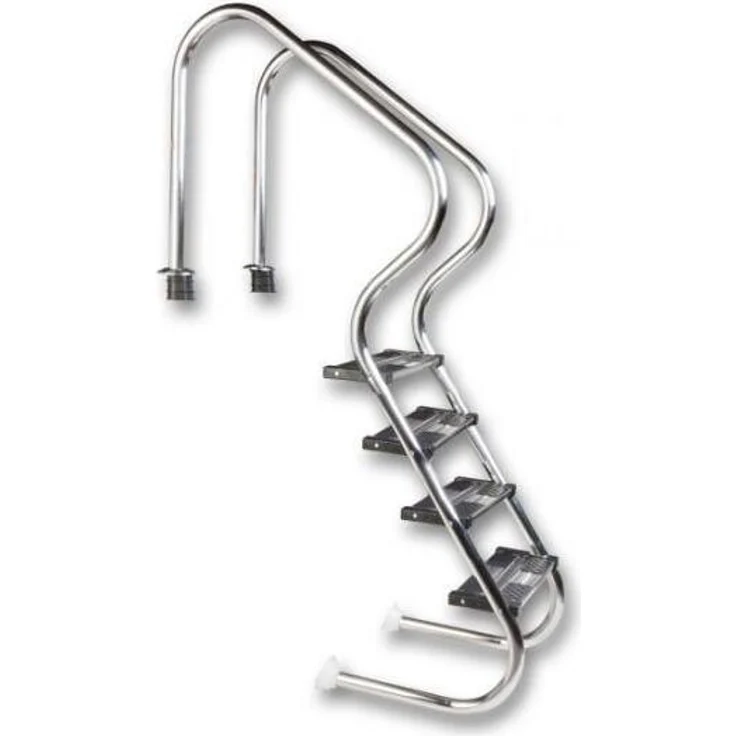 Mountfield Comfort Pooltreppe mit 4 Stufen aus hochwertigem AISI 304 Edelstahl, ab 130 cm Tiefe