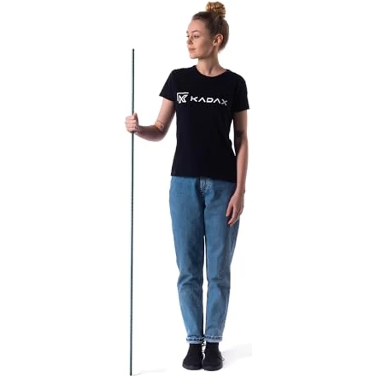 KADAX Pflanzstäbe 150 cm, 15er Set – Beschichteter Stahl, Wetterfest & Stabil, Pflanzenstütze für Garten, Tomatenstäbe – Bild 3