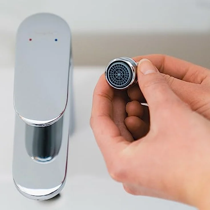 hansgrohe Spültischarmatur mit Luftsprudler-Set, 2 Stück – Bild 3