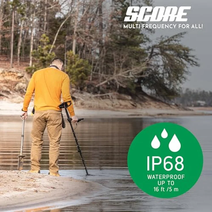 Nokta Metalldetektor Nokta Score 3 Pro Pack, 3 Meter wasserdicht, Multifrequenz, inkl. 2 Su – Bild 5