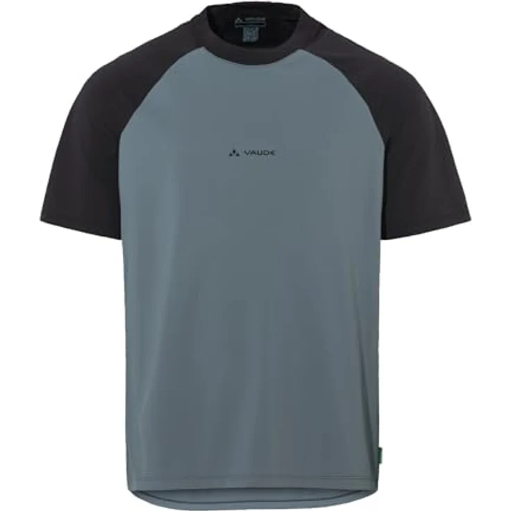 Vaude Loamer Shirt, Herren Arbeitsshirt aus recyceltem Polyester mit Colorblock-Design, Grau, XXL – Bild 1