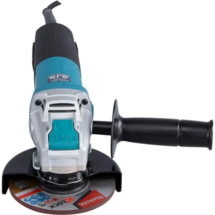 Makita Ø125mm Winkelschleifer X-LOCK GA5080RX02 1.400 Watt+ Schutzhaubenabdeckung – Bild 2