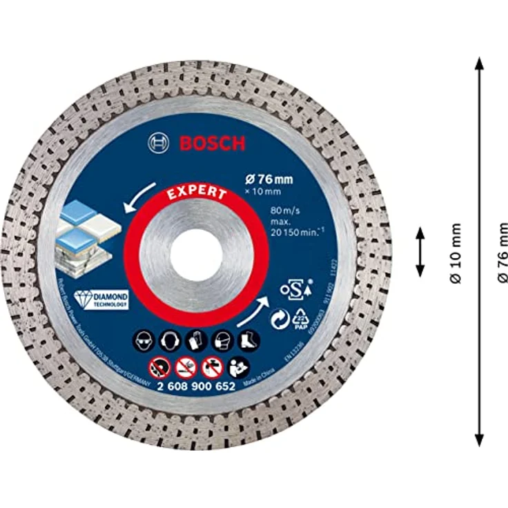 Bosch EXPERT 76mm Trennscheiben Aktionsset inkl. Mini L-Boxx – Bild 3