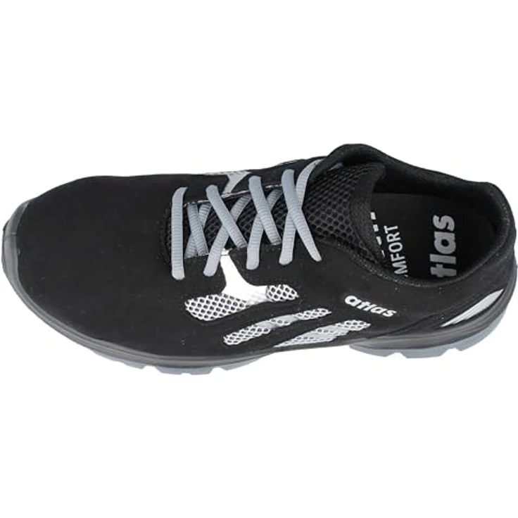 atlas® unisex S1 Sicherheitsschuhe "FLASH 2000", schwarz, antistatisch, ölbeständig, Stahlkappe, Größe 39 – Bild 6