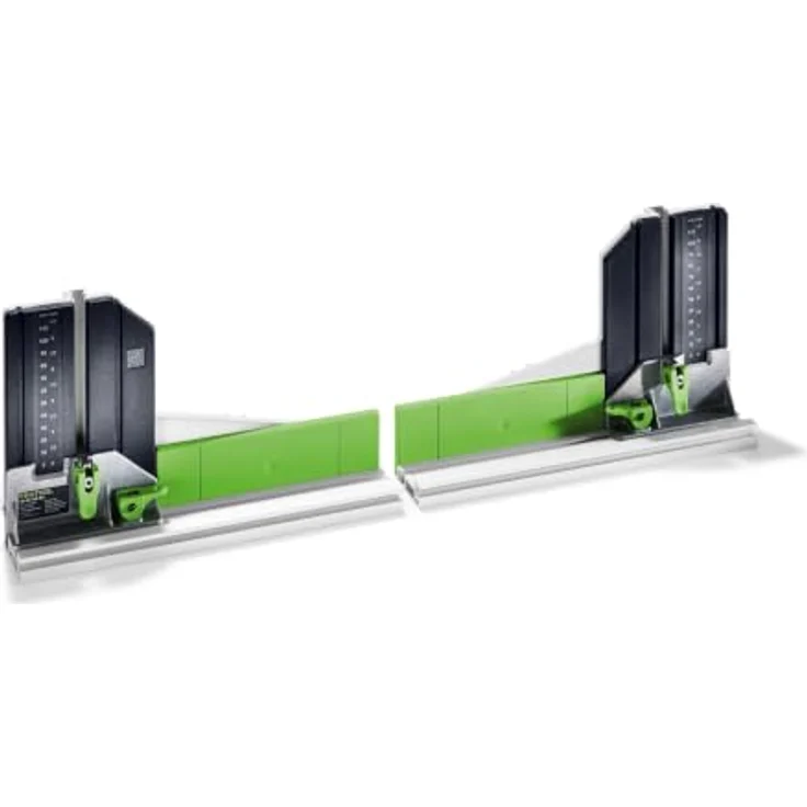 Festool AS-KS 120-R/L Multifunktionsanschlag, Zubehör für Kappsäge KS 120 / KS 88 mit Niederhalterm Funktion und höhenverstellbarem Aluprofil – Bild 1