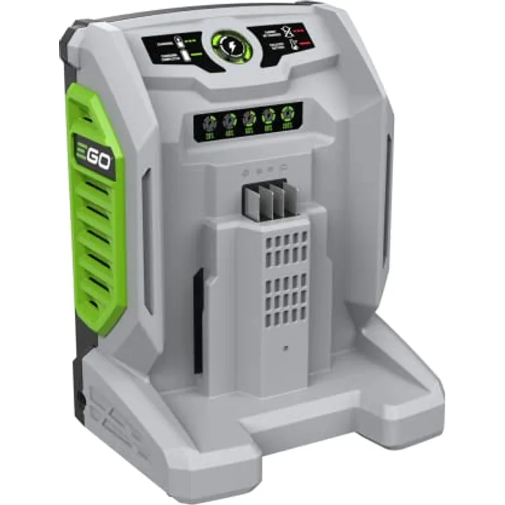 EGO CH7000E, 700W Schnellladegerät mit LED-Ladeanzeige und intelligentem Batteriekontrollsystem, lüftergekühlt