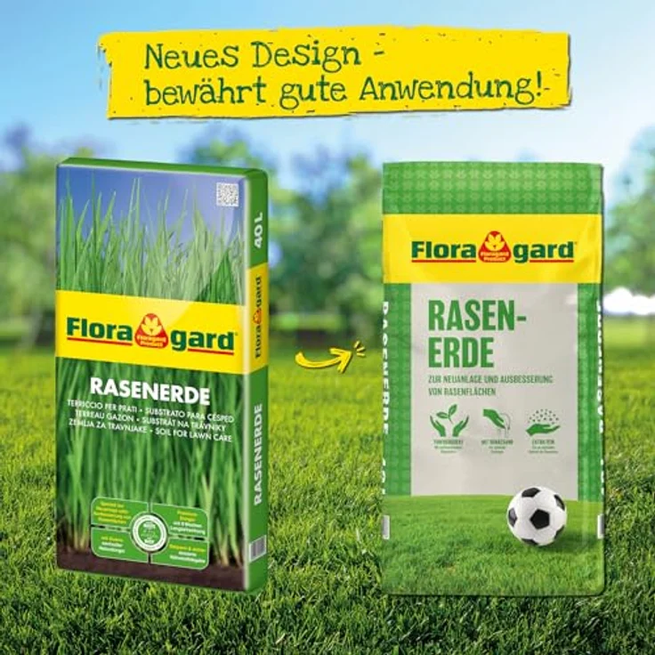 Floragard Rasenerde 40 Liter – Bild 3
