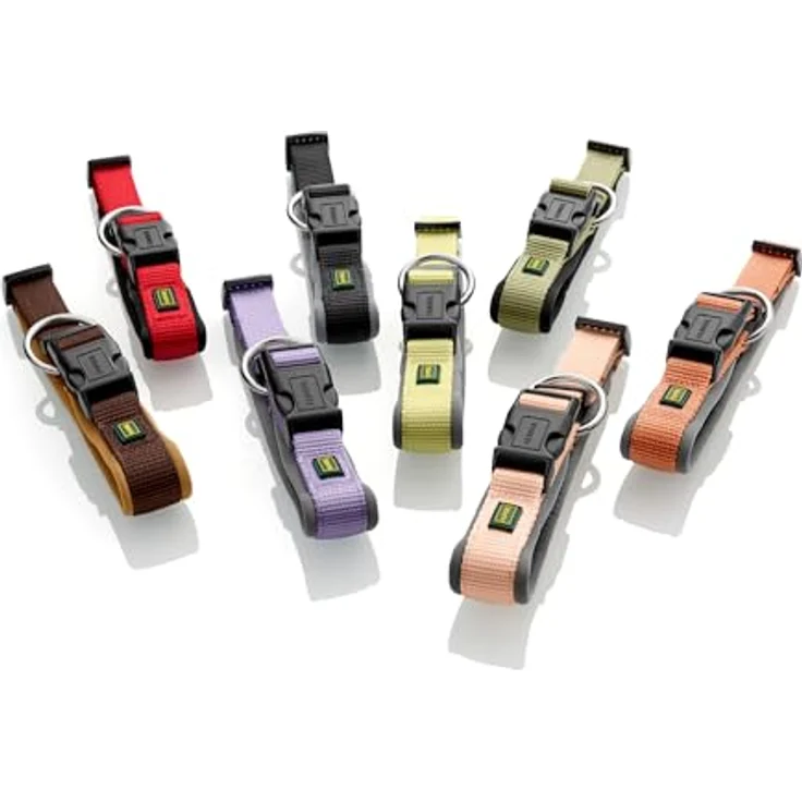 Hunter Hunde-Halsung Neopren Vario Plus braun-karamell S-M – Bild 3