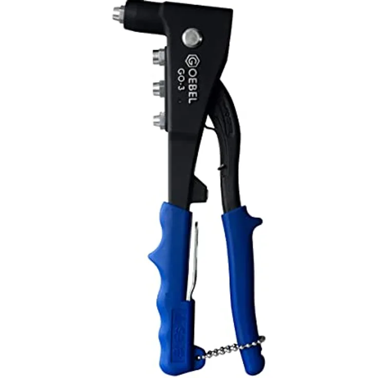 GOEBEL® - GO-3 - Blindniet Handzange Blindniet Setzgerät Nietzange Nietenzange Blindnietzange Hand Blindnietsetzgerät - Blindniet-Handzange Arbeitsbereich ø 2,4/3,0/3,2/4,0/4,8 mm