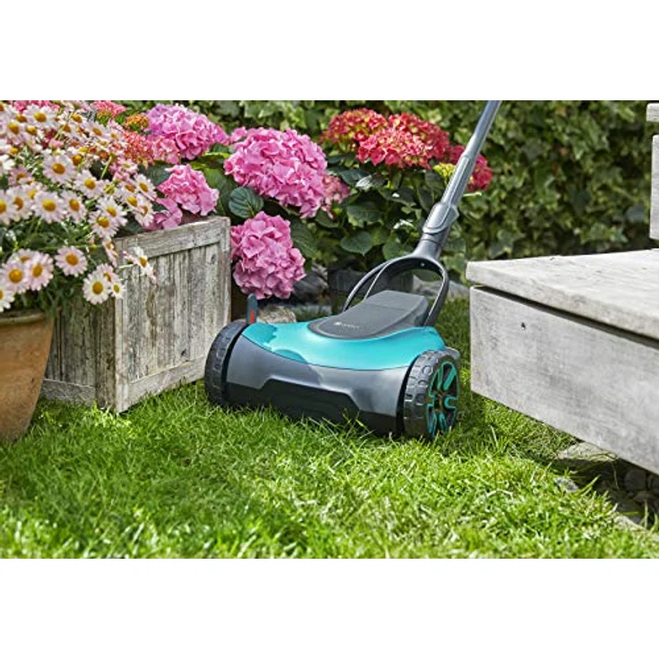 GARDENA Akku-Rasenmäher HandyMower Li-18-22 Ready-To-Use Set: Handrasenmäher, mit 22 cm Schnittbreite für bis zu 50 qm Rasenfläche, Schnitthöhe 30-50 mm, Mulchfunktion, inkl. 18 V Akku (5023-20) – Bild 8