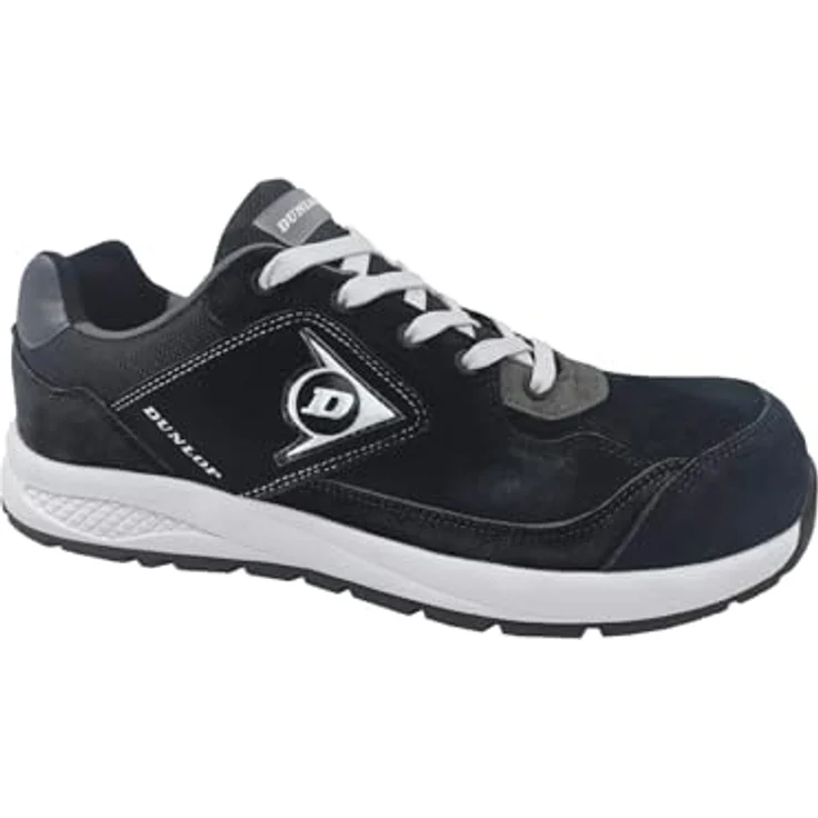 DUNLOP Sicherheitsschuh S3, schwarz, aus Wildleder, wasserabweisend, mit Zehenkappe aus Komposite u – Bild 5