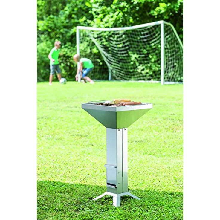 Thüros T2 Säulengrill (TKE 4 F35) Holzkohlegrill, für 4-5 Personen, Grillfläche 35 x 35 cm – Bild 2