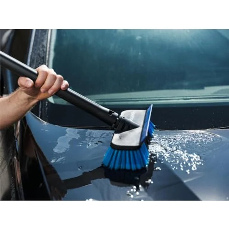 Nilfisk Waschbürste Bayonet, Hochdruckreiniger Zubehör mit weichen Borsten und Gummiwischer für schonende Reinigung – Bild 2