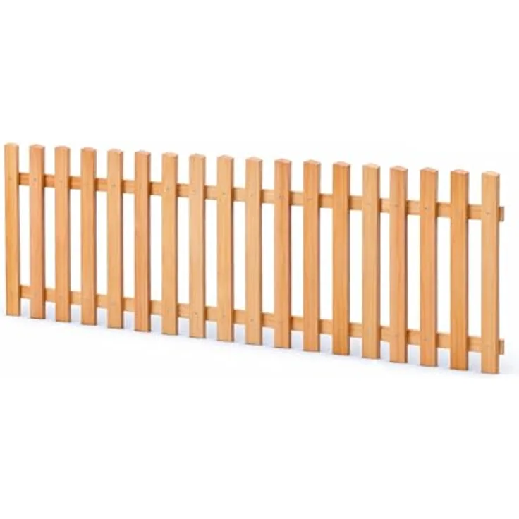 Gartenpirat Holzpaket für Gartenzaun Lattenzaun, 180 cm breit, Lärche natur, inkl. Schrauben, 100 cm hoch