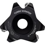 Arbortech TURBO Scraper | Ø100mm Scheibe mit negativem Winkel für Winkelschleifer zur Holzbearbeitung | IND.FG.600, feines freihand Fräsen & Hobeln, geschmiedetes Aluminium, Wolframkarbid Zähne, 100-125mm Winkelschleifer, Weiß