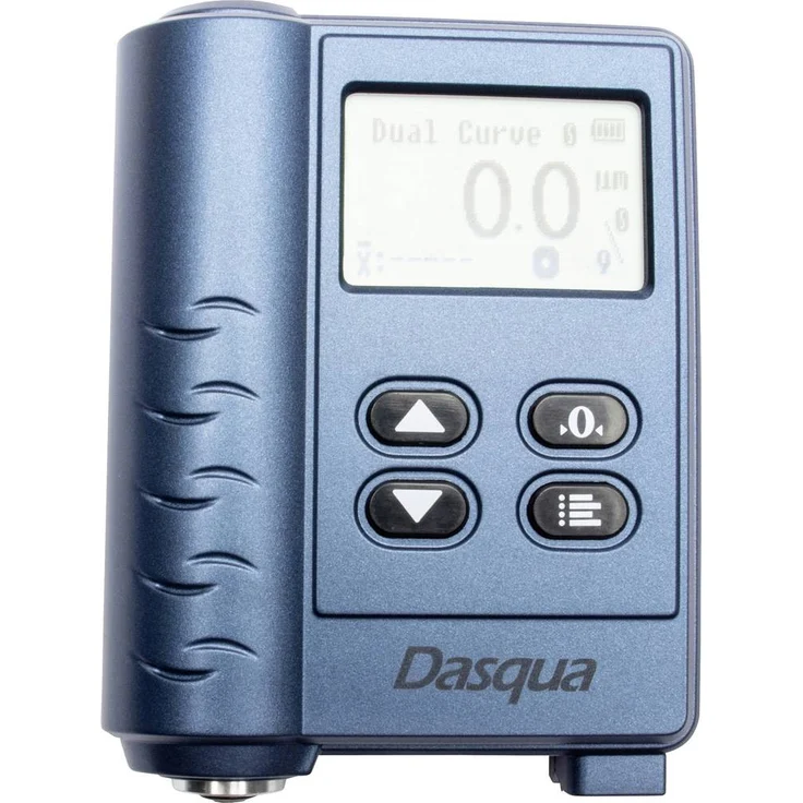 Dasqua 1804-2009 Digitales Dickenmessgerät für Schichtdickenprüfung, 0 - 100µm, mit USB-Schnittstelle und Statistikfunktion