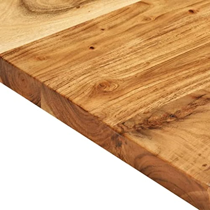 vidaXL Badezimmer-Waschtischplatte Massivholz Akazie 140 x 55 x 3,8 cm – Bild 4