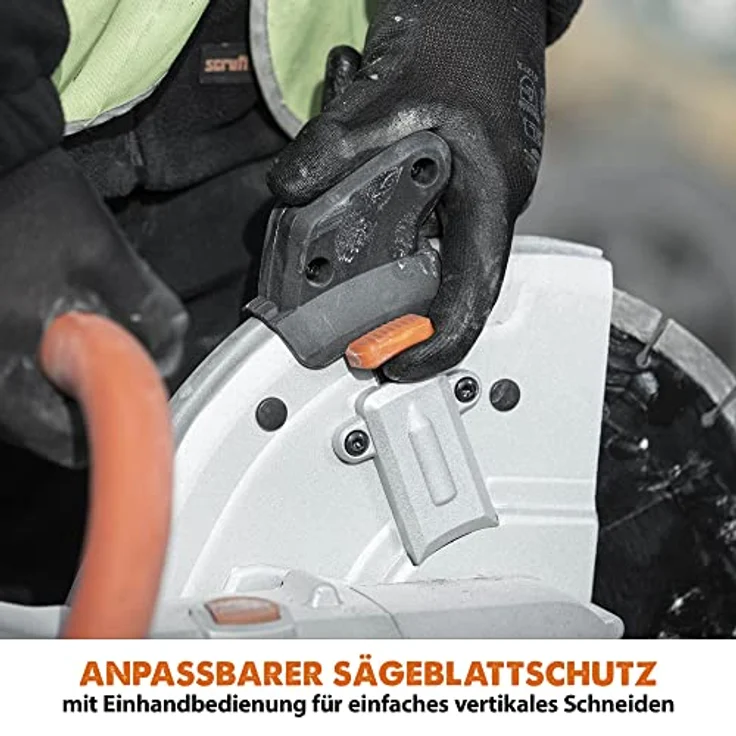 Disc - Cutter Evolution R300DCT 300 mm Betonsäge - 2400W Motor, kein Benzin, 115 mm Schnitt – Bild 7