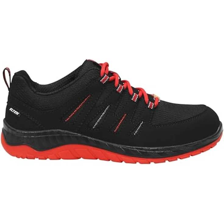 ELTEN MADDOX Low Arbeitsschuh, Sicherheitshalbschuh mit Infinergy® Sohle, black-red – Bild 2