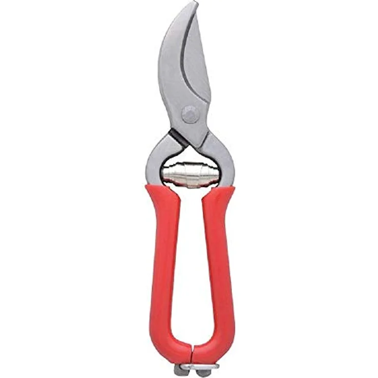 linoows Mini Gartenschere, Bypass-Schere, Rosenschere für kleine Hände im Taschenformat, Eisen/PVC, 15 cm, nostalgisches Design – Bild 1