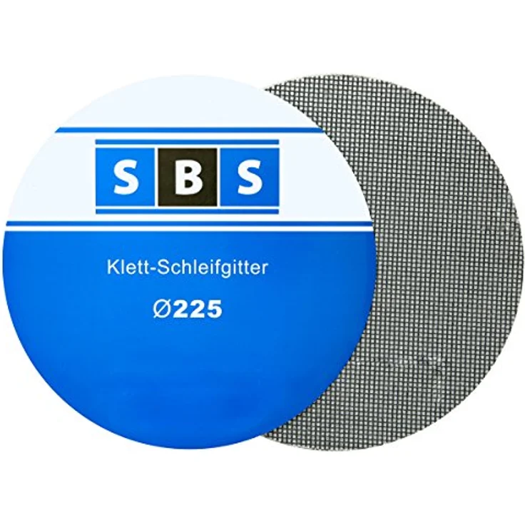 SBS 225mm Gitterleinen 25 Blatt Schleifgitter Korn 180 für Langhalsschleifer Trockenbau – Bild 5