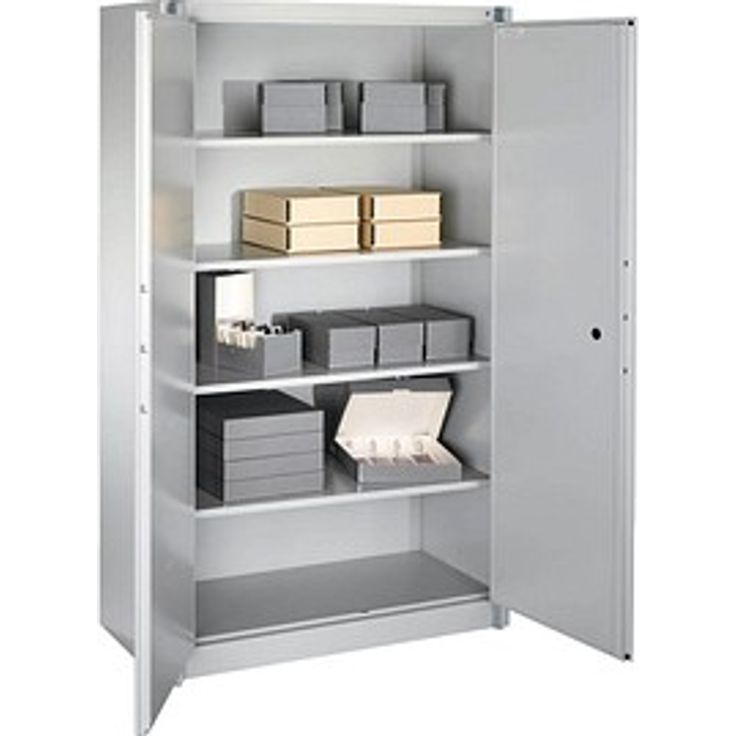 CP Sicherheitsschrank C 4000 Certos, lichtgrau, mit 5-facher Bolzenverriegelung und Brandschutzklasse A1, 120 x 50 x 195 cm
