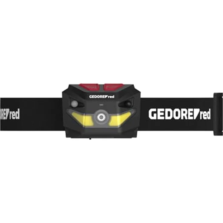 GEDORE Red Stirnlampe LED, wiederaufladbar mit LiPoly Akku, 260 Lumen, leicht und kompakt, bis 51 Meter Leuchtweite, IP54 geschützt, Outdoor Stirnleuchte – Bild 3