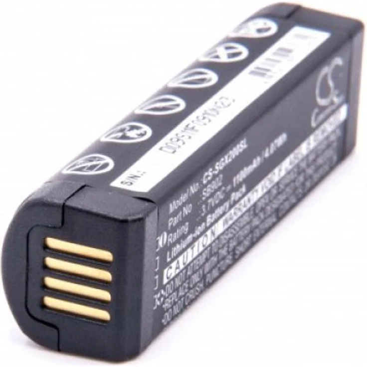 AccuCell Akku für Shure SB902, Li-Ion 3,7V 1100mAh, passend für GLX-D Hand- und Taschensender, schwarz