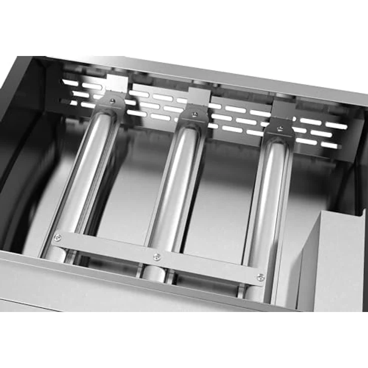 Plancha Gasgrill "AUSTIN III" von El Fuego® | 3 Hauptbrenner mit 2,5 kW | inkl. Gasschlauch und Druckminderer | Grill BBQ | AY 4420 – Bild 5