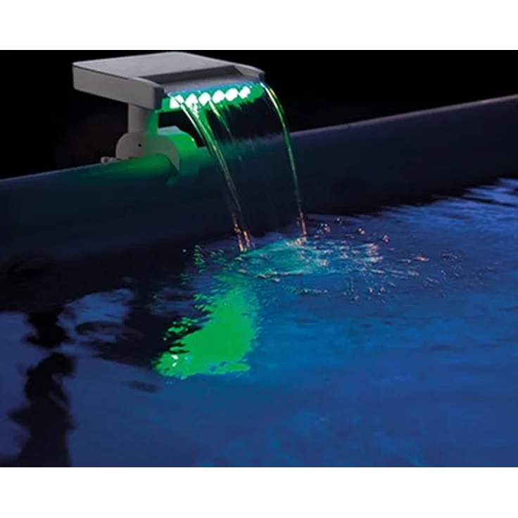 Intex 28090 Springbrunnen Multi-Color LED Wasserfall Becken Sprayer Cascade Pool – Bild 7