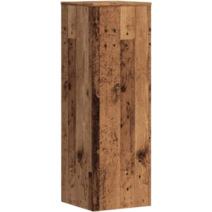 vidaXL Blumenständer Pflanzenständer 2 Stk Altholz-Optik 33x33x100 cm - Stabile Oberplatte & Zeitloses Design – Bild 7