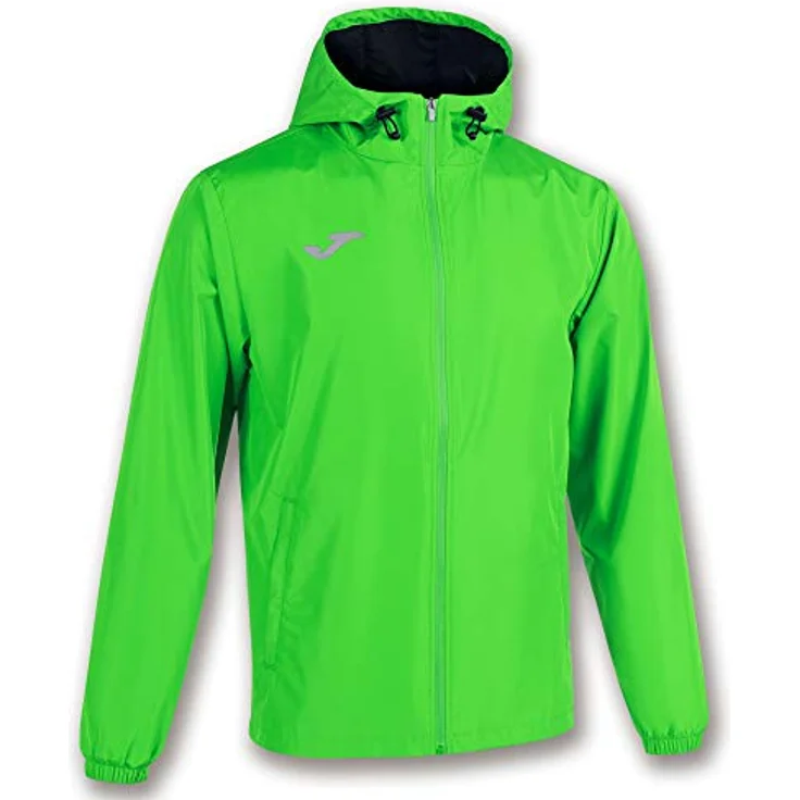 Joma Running Night, Herren Laufjacke mit verstellbarer Kapuze und reflektierendem Logo, Grün, Größe L – Bild 1